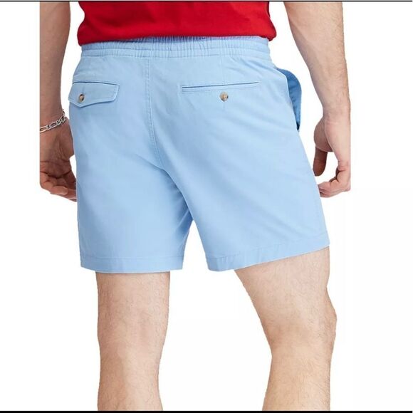 Polo Ralph Lauren Classic Fit Polo Drawstring Prepster Blue Lagoon 6” Shorts - Picture 2 of 8